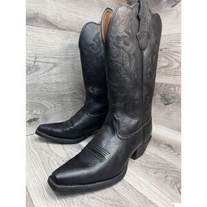 Women's Justin Western Cowboy Boots JBL1115 Black Size 7.5B